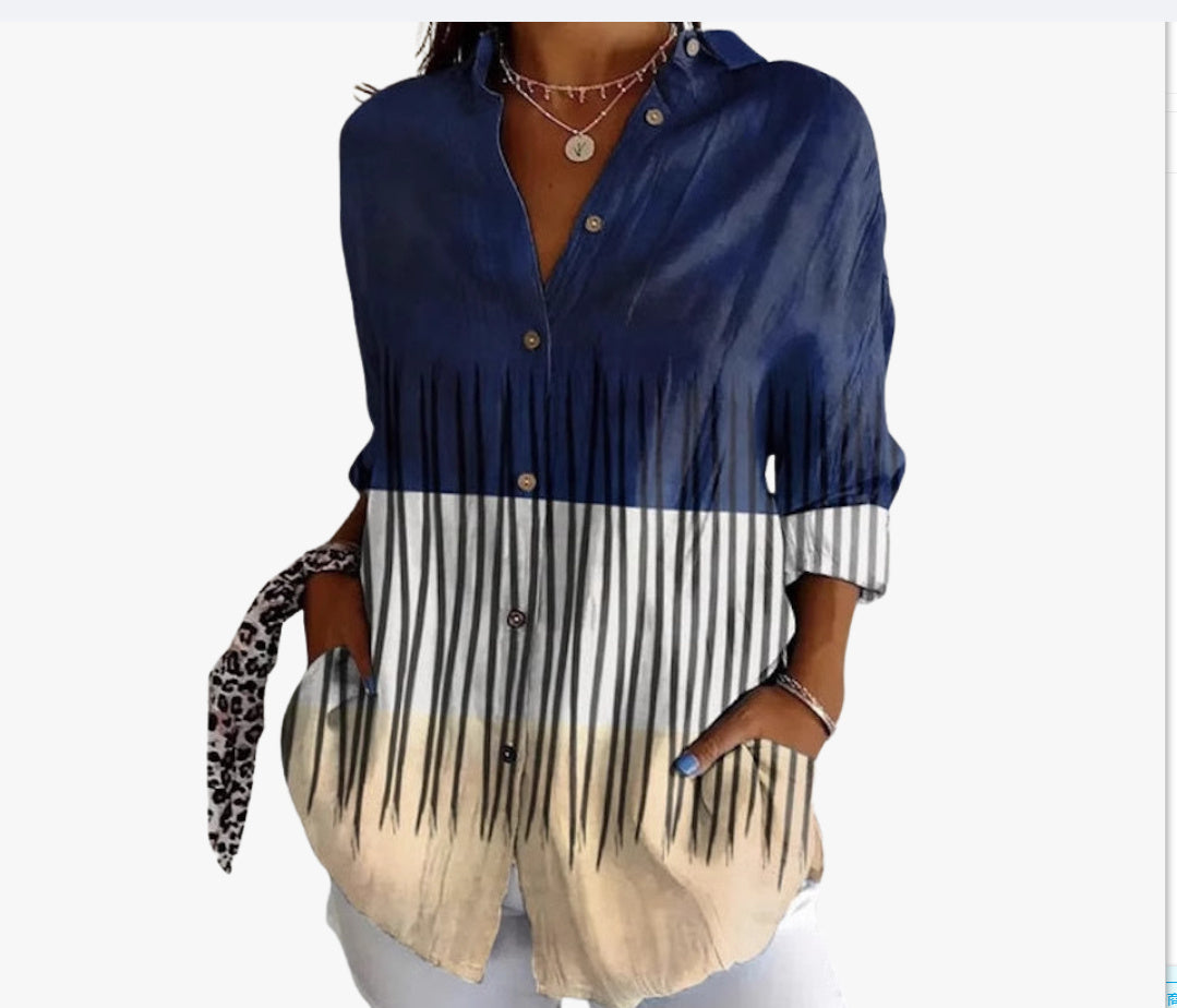 Chemise Géométrique pour Femme