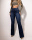 Pantalon Skinny Taille Haute Femme