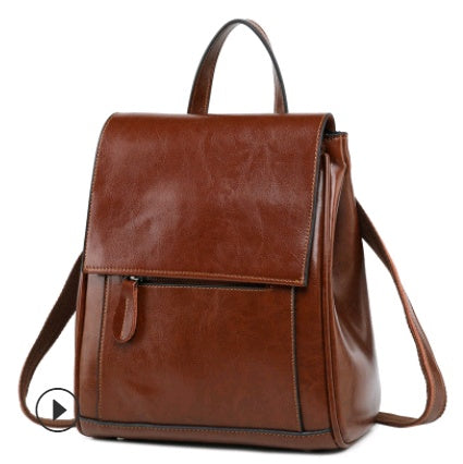 sac à dos en cuir à l'Aspect ciré