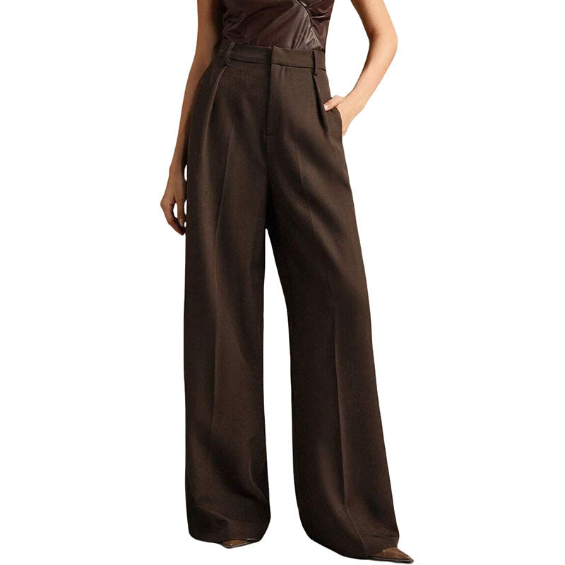 Pantalon Large Droit Femme