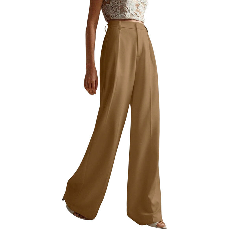 Pantalon Large Droit Femme