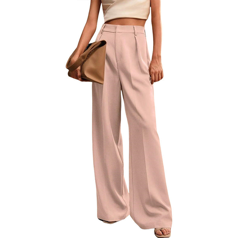 Pantalon Large Droit Femme