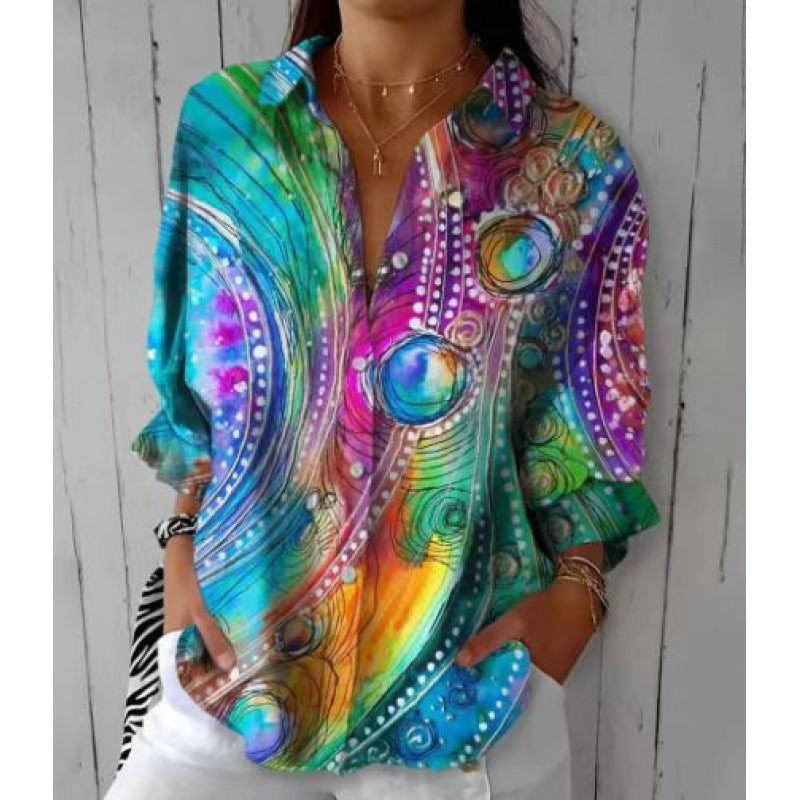 Chemise Géométrique pour Femme