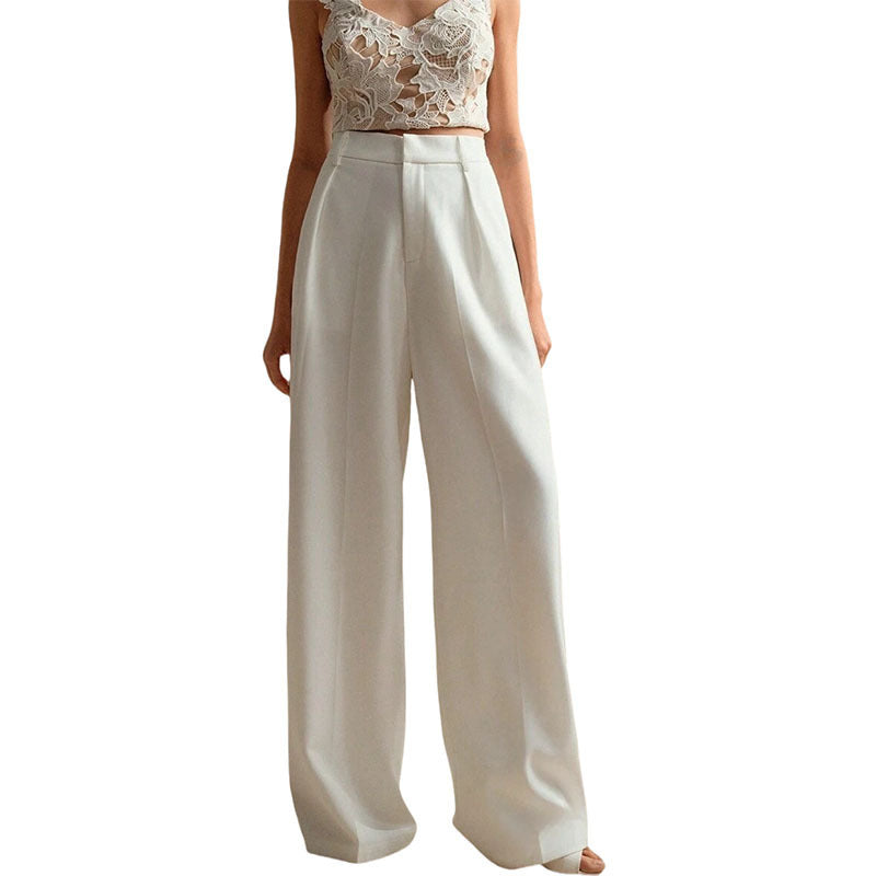 Pantalon Large Droit Femme