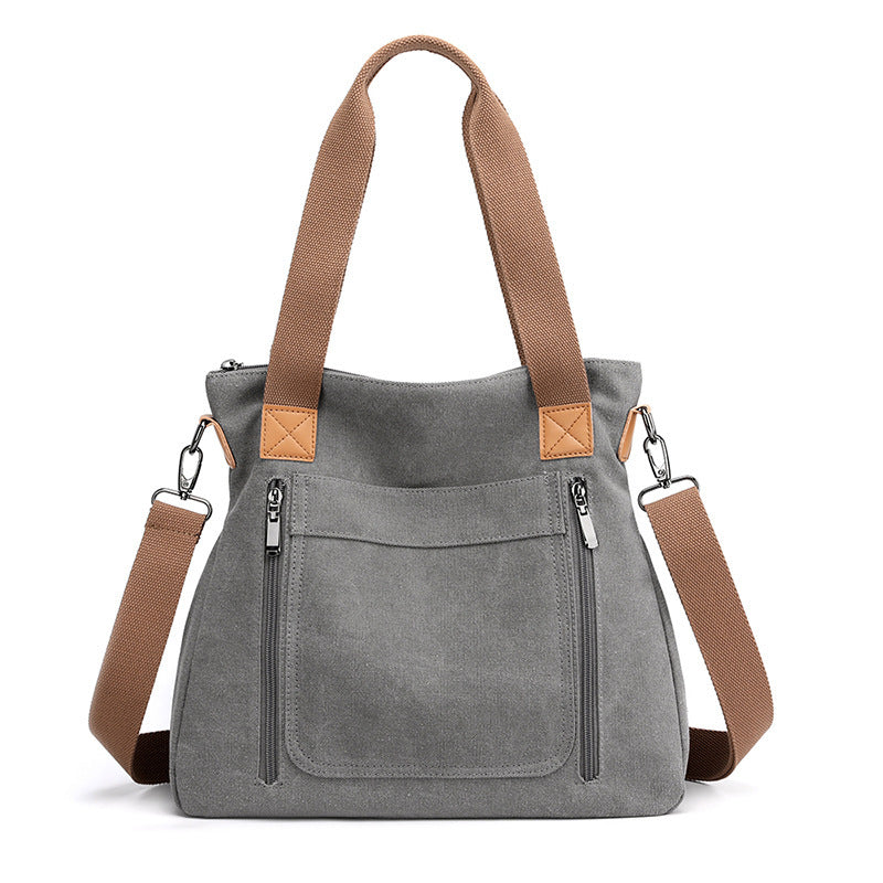 Sac Cabas Femme en Toile - Grand Format Décontracté