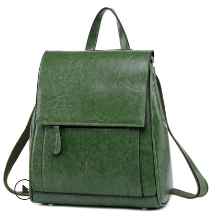 sac à dos en cuir à l'Aspect ciré