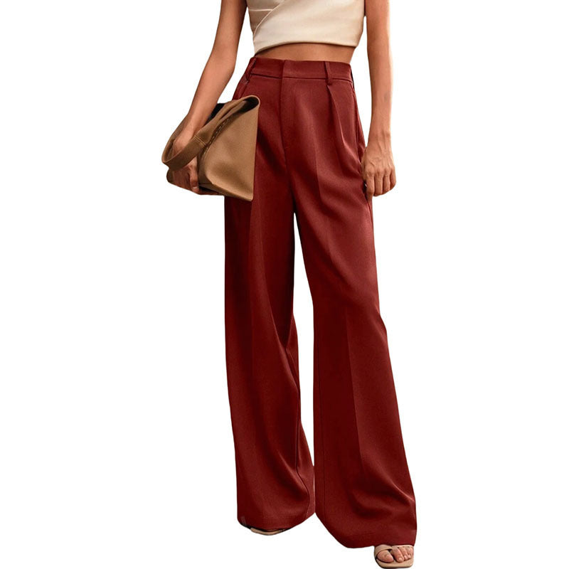 Pantalon Large Droit Femme