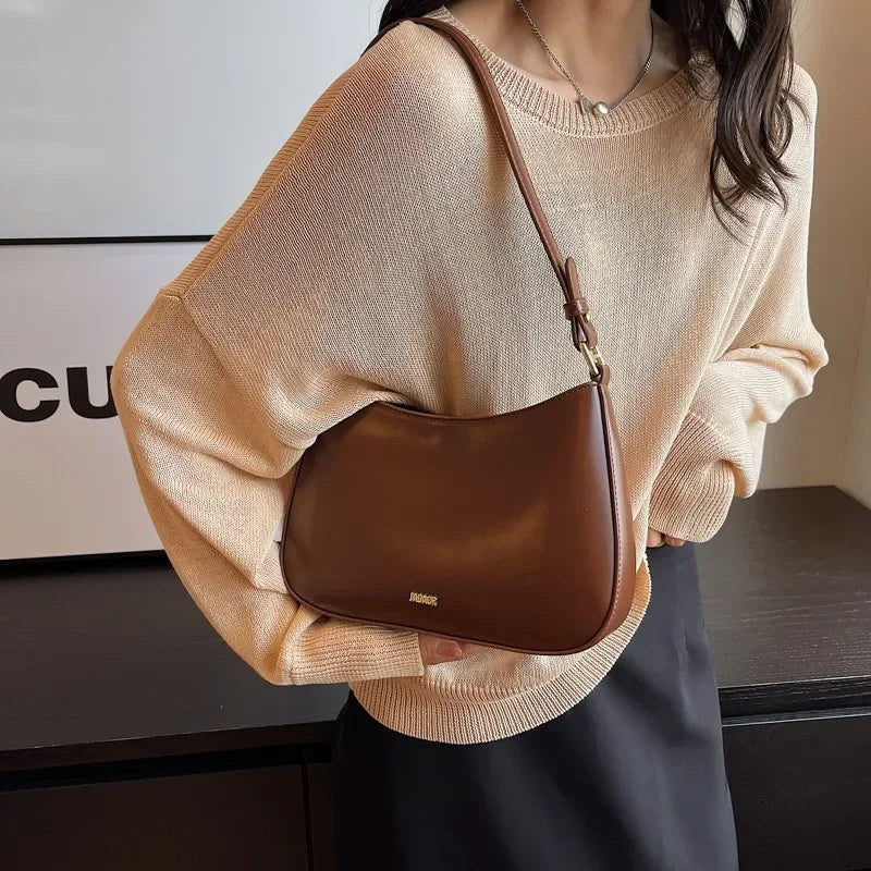 Sac Épaule Rouge Femme – Cuir Texturé Luxe