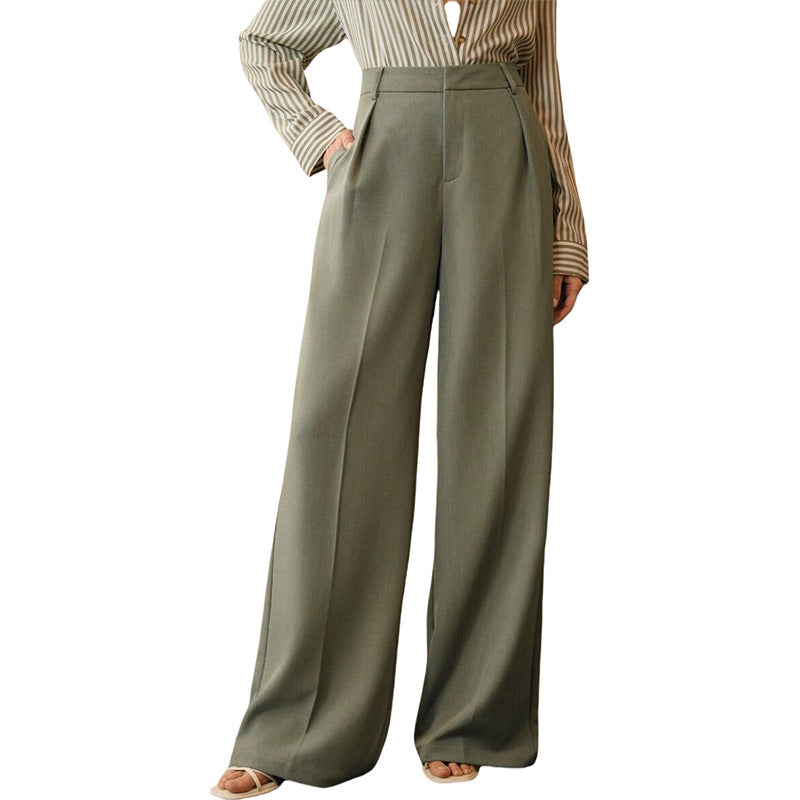 Pantalon Large Droit Femme