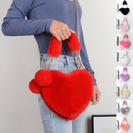 Sac en Peluche Doux pour Femmes – Sac de Fête