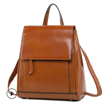 sac à dos en cuir à l'Aspect ciré