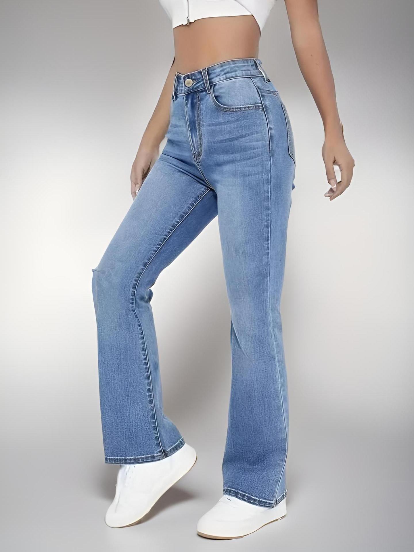 Jean Taille Haute Femme