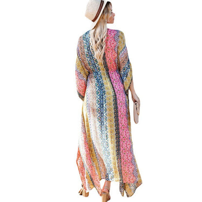 blouse de plage ample : protection solaire pour les vacances