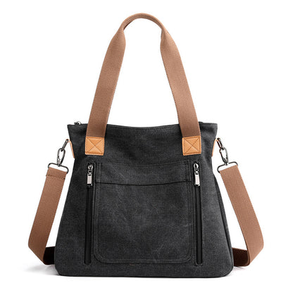 Sac Cabas Femme en Toile - Grand Format Décontracté
