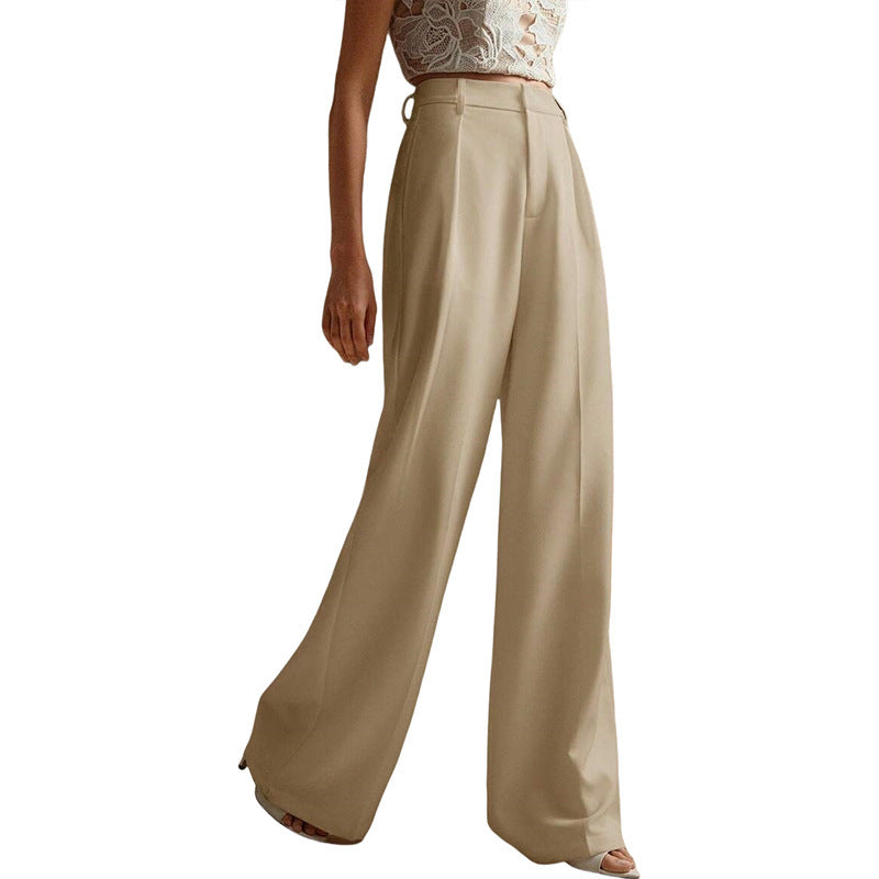 Pantalon Large Droit Femme