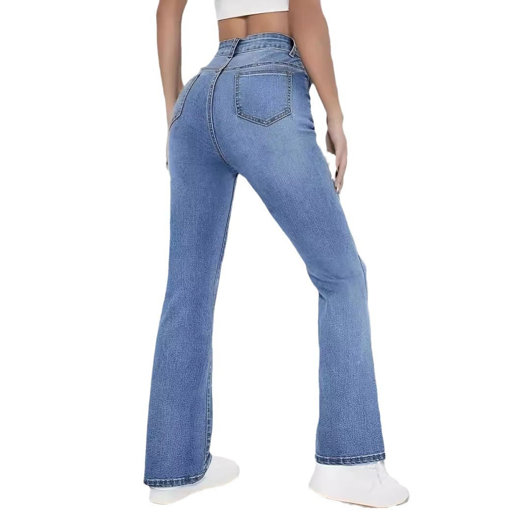 Jean Taille Haute Femme