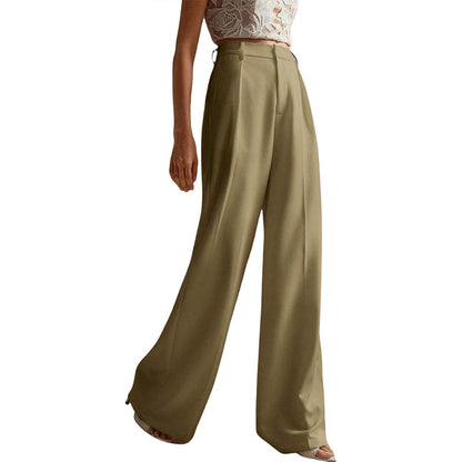 Pantalon Large Droit Femme
