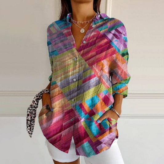 Chemise Géométrique pour Femme