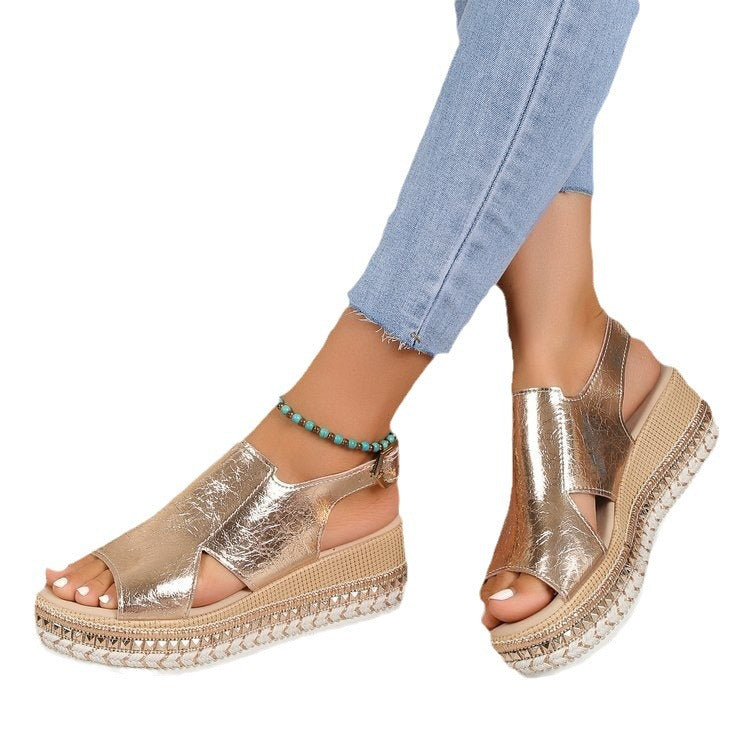 Sandales D'été Brillantes – Design Ajourné