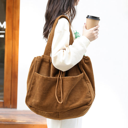 Sac Épaule Velours Femme