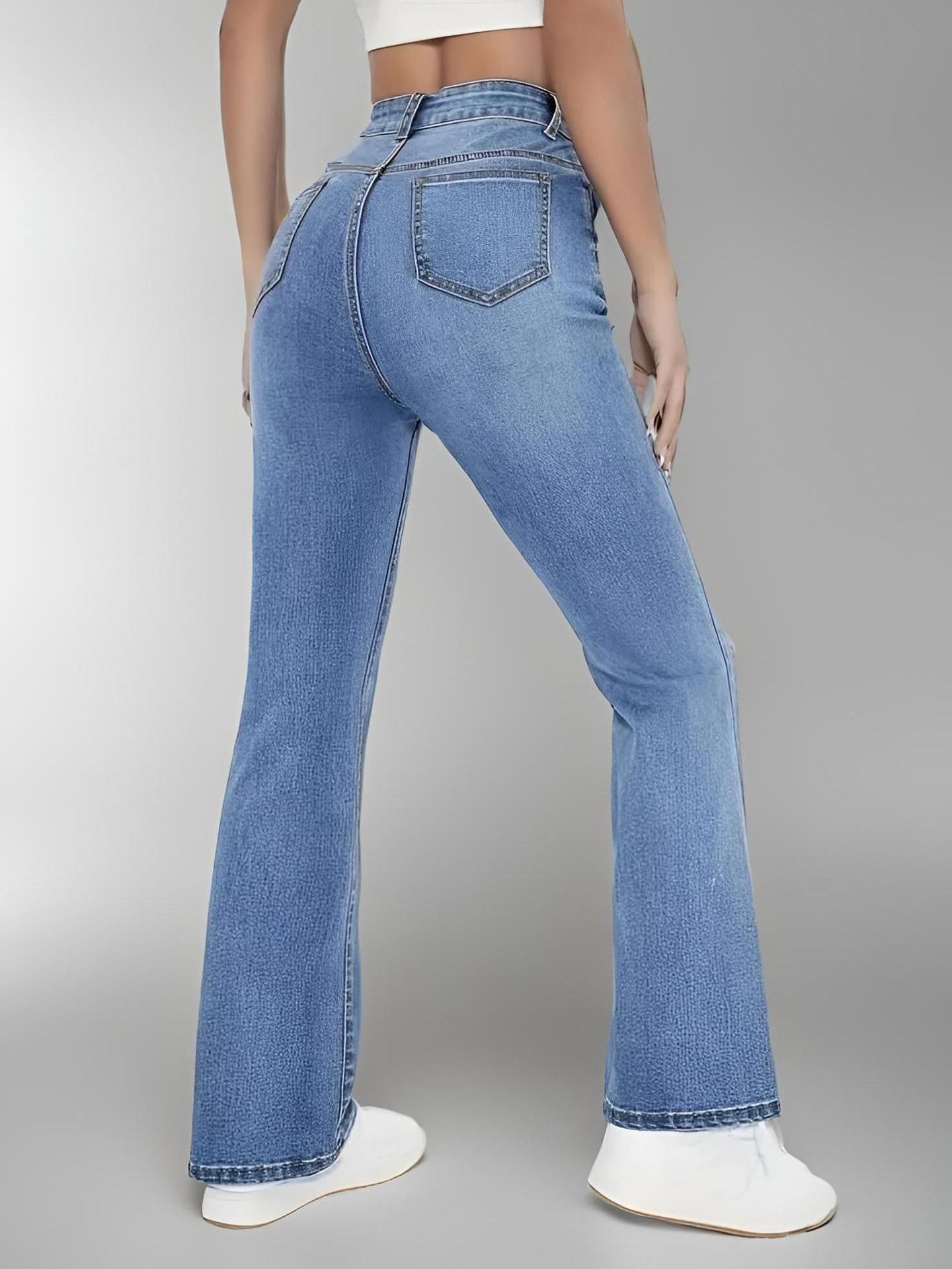 Jean Taille Haute Femme