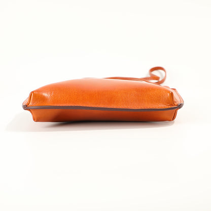 Sac à Épaule Miniature en Cuir de Vachette Vintage