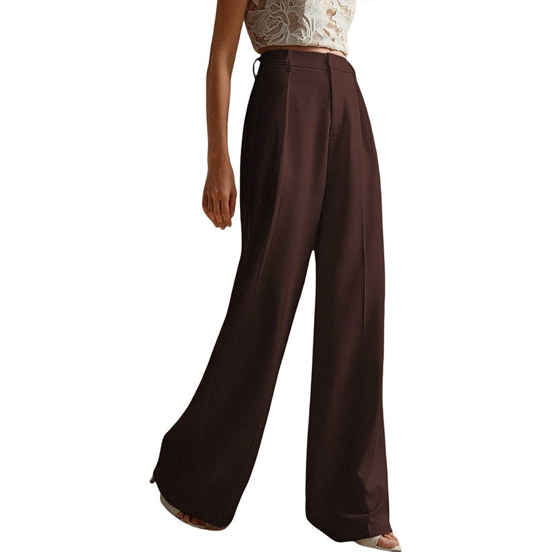Pantalon Large Droit Femme