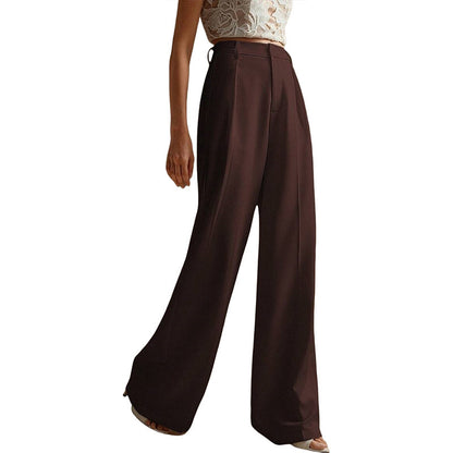 Pantalon Large Droit Femme