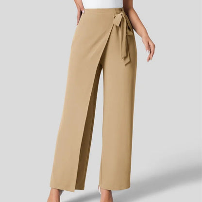 Pantalon Large Taille Haute Femme