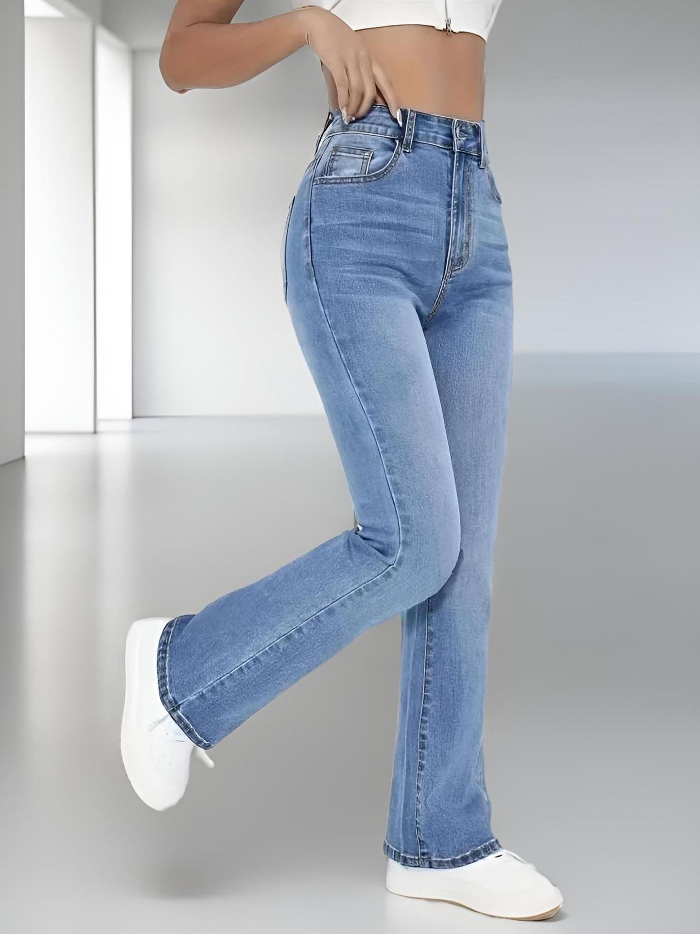 Jean Taille Haute Femme